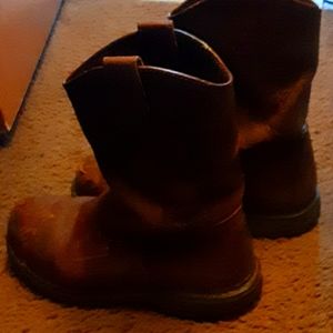 Leather men's boots